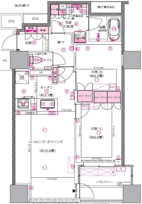 アイコニックタワー　新潟ステーションの物件間取画像