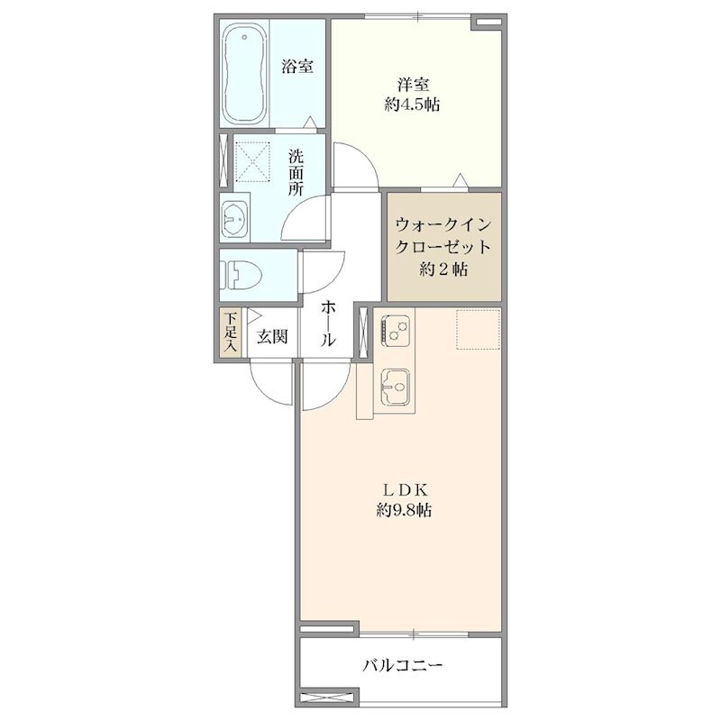 BUENA女池レジデンスの物件間取画像