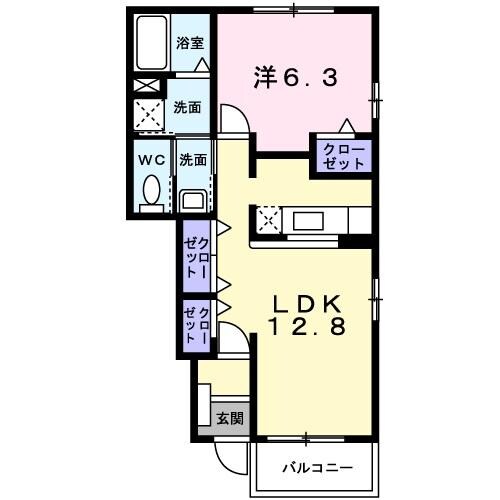 中津駅 バス15分  鶴居郵便局前下車：停歩5分 1階の物件間取画像