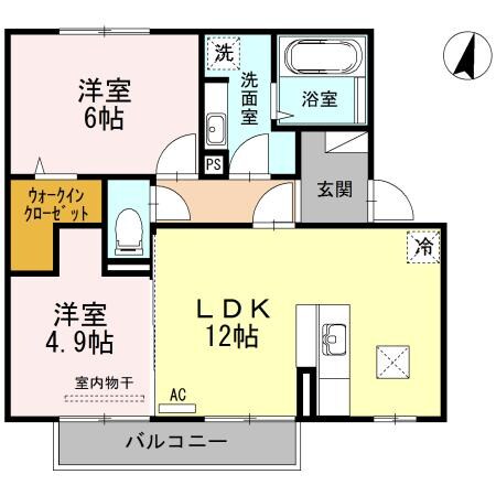 アーバン大悟法Ⅱの物件間取画像