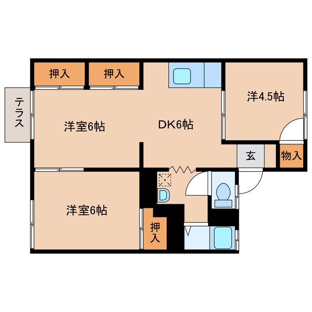 物件間取画像