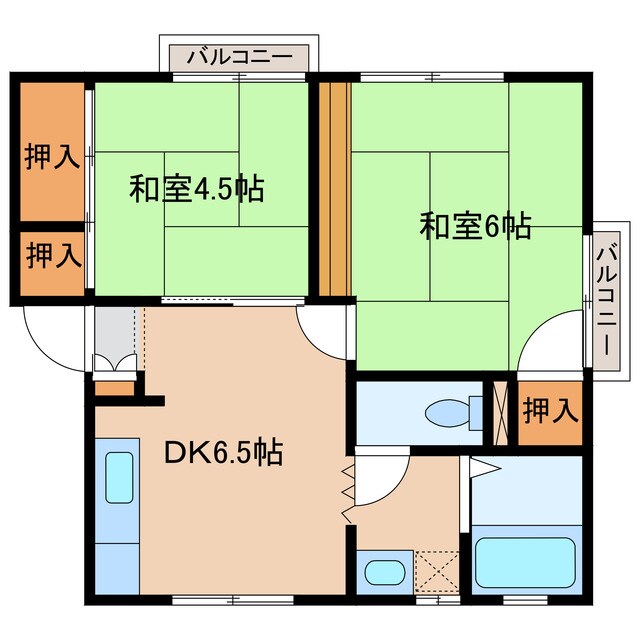 サンヴィレッジ片端の物件間取画像