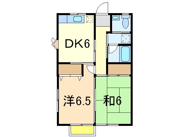 コンフォート西宮内の物件間取画像