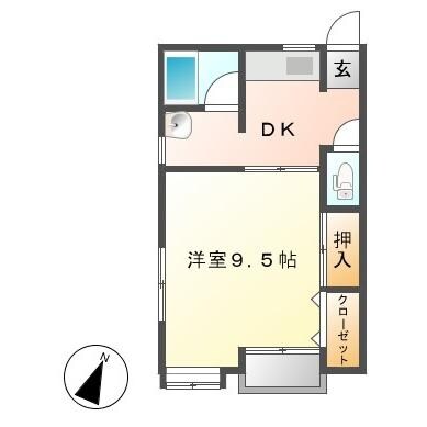 シャトレー大森の物件間取画像