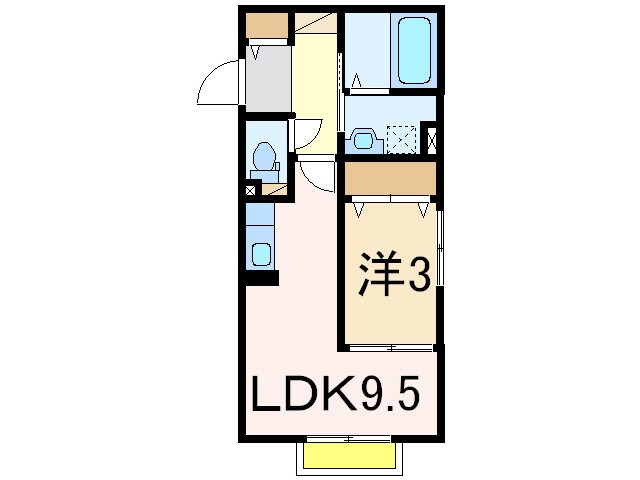 セジュール土合の物件間取画像