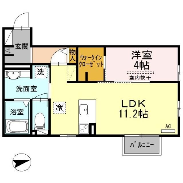 グランルージュの物件間取画像