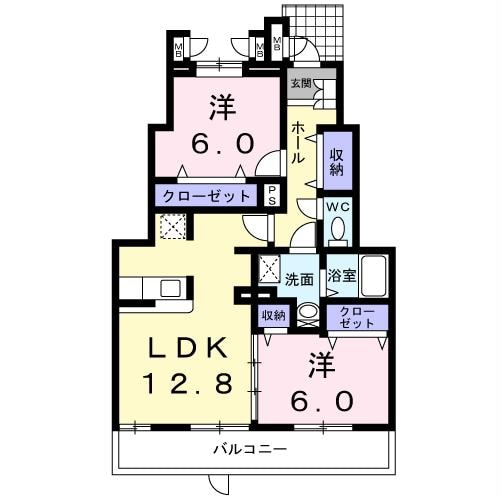 プリマベーラの物件間取画像