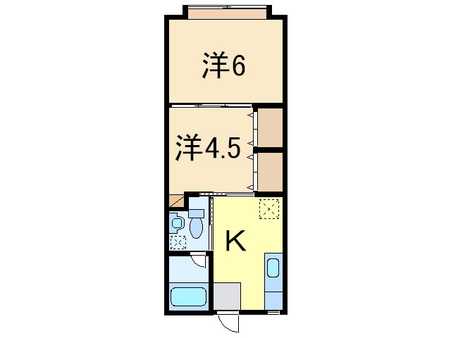 ジョイフルⅡの物件間取画像