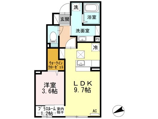 アヴェニールの物件間取画像