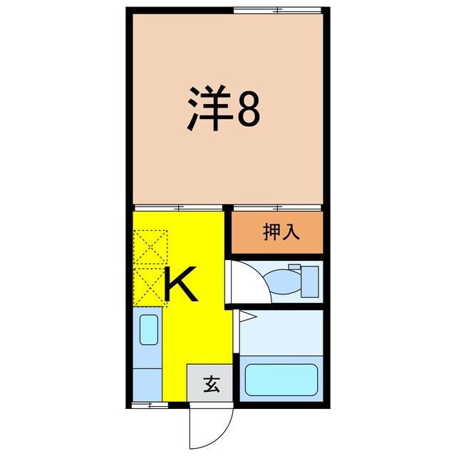 フォーブルグリーンの物件間取画像