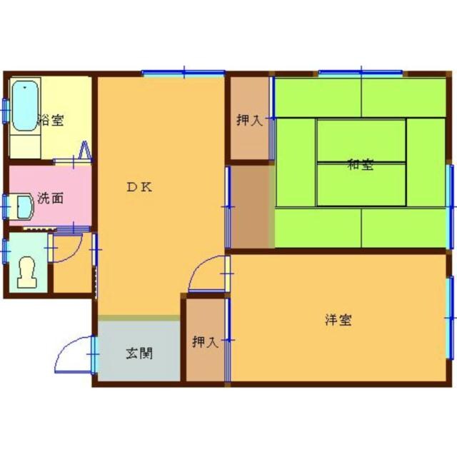 コーポたかともの物件間取画像