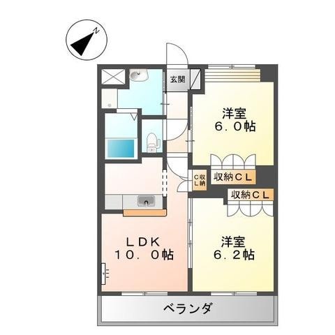 アバンティ・イーストの物件間取画像