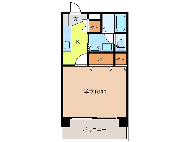 アビリティ新町の物件間取画像