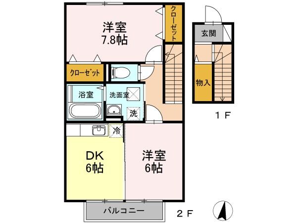 エミネンス上野中の物件間取画像