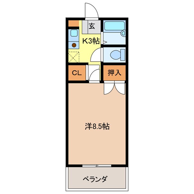 東新川駅 徒歩19分 2階の物件間取画像