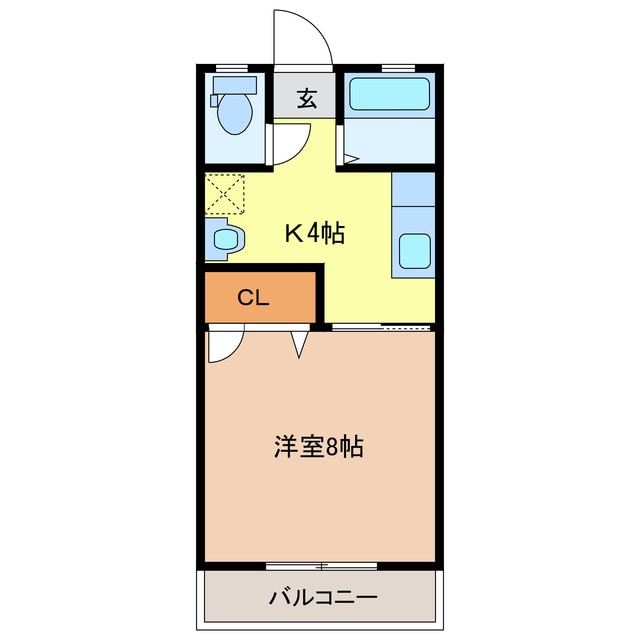 富士ハイツＳの物件間取画像