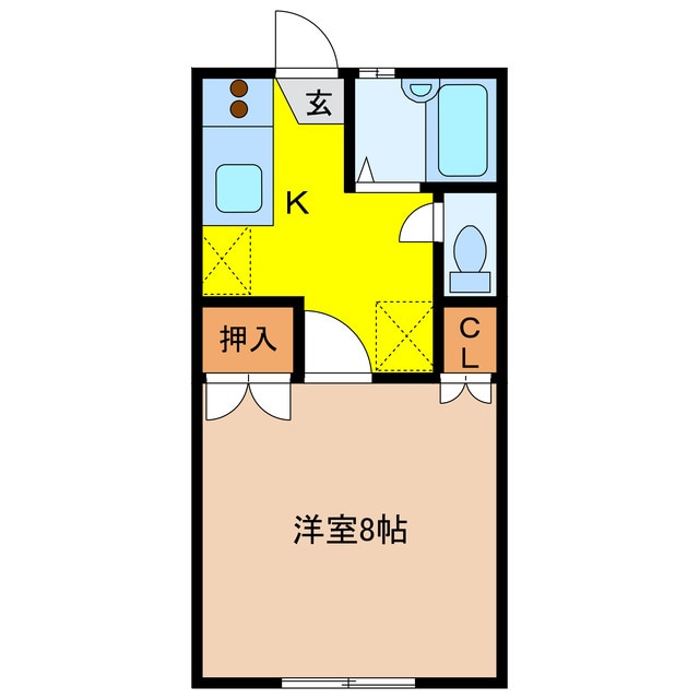 ハイツ横川の物件間取画像