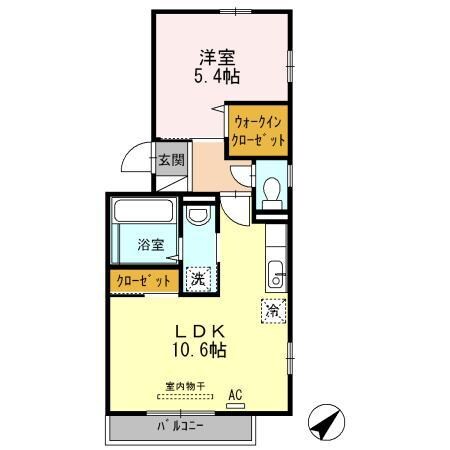 ローズ新町の物件間取画像