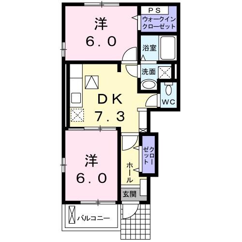 サニー・大小路の物件間取画像