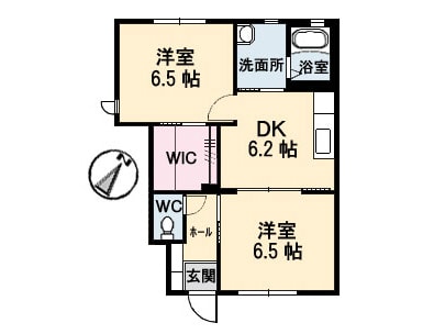 シャーメゾン則貞の物件間取画像