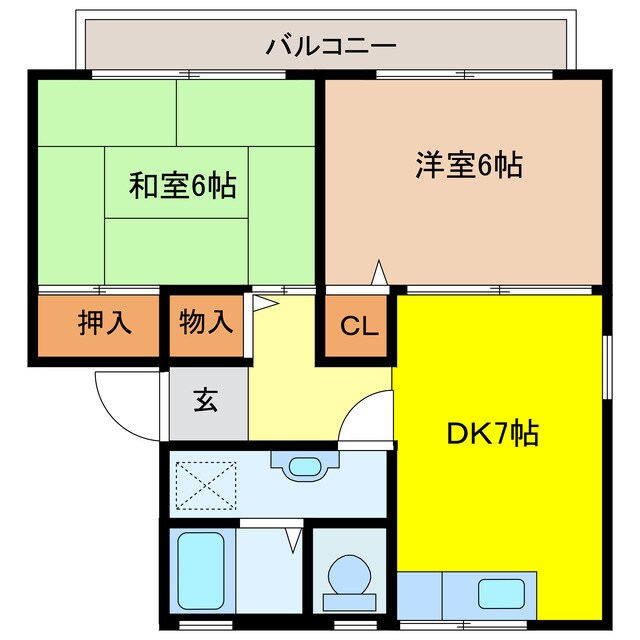 セジュールタカの物件間取画像