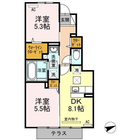 サンセール　セゾンの物件間取画像