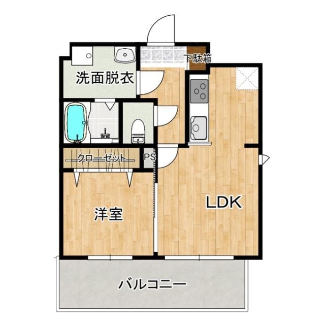 ラ・クラセーヴァ東本町の物件間取画像