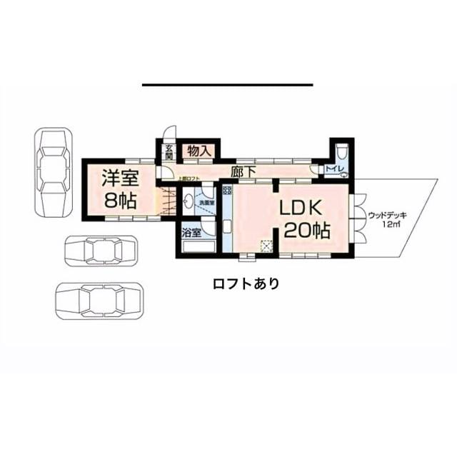 小串貸家の物件間取画像