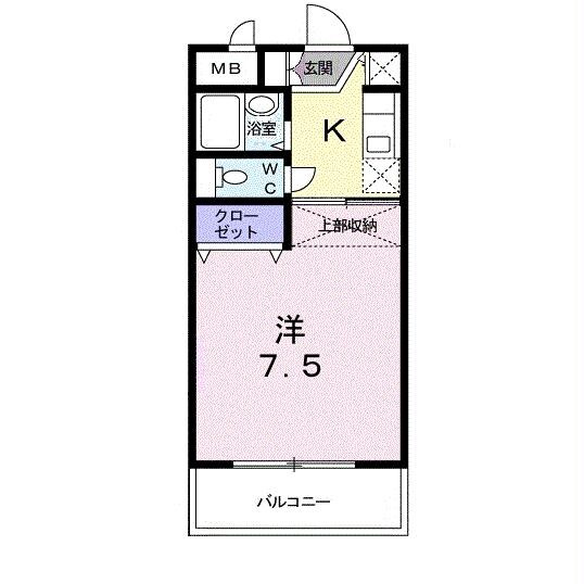 エクセレント由布の物件間取画像