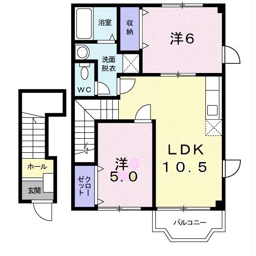 レオーネＳの物件間取画像
