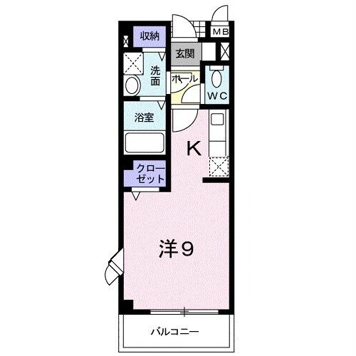 エレガント由布の物件間取画像