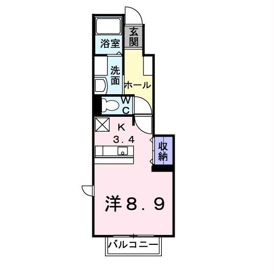 アビエテルノⅡの物件間取画像