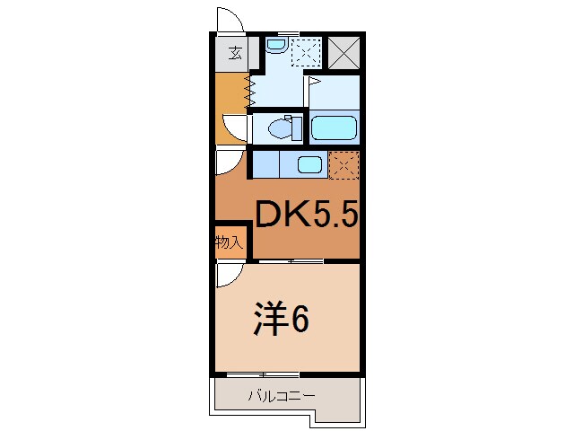 三和コーポ高城の物件間取画像