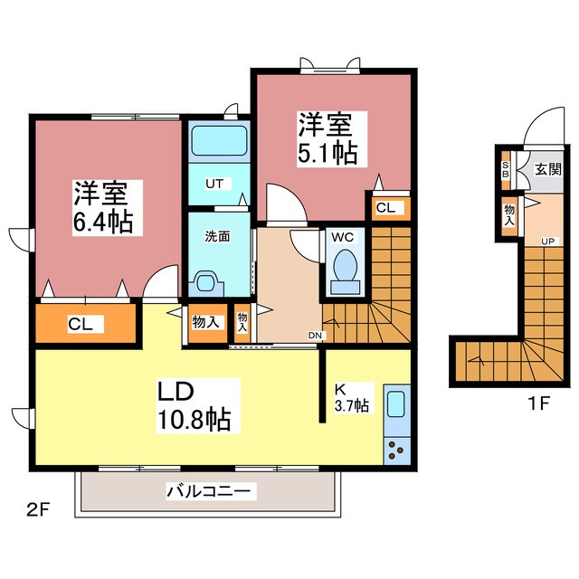 サンリッチの物件間取画像