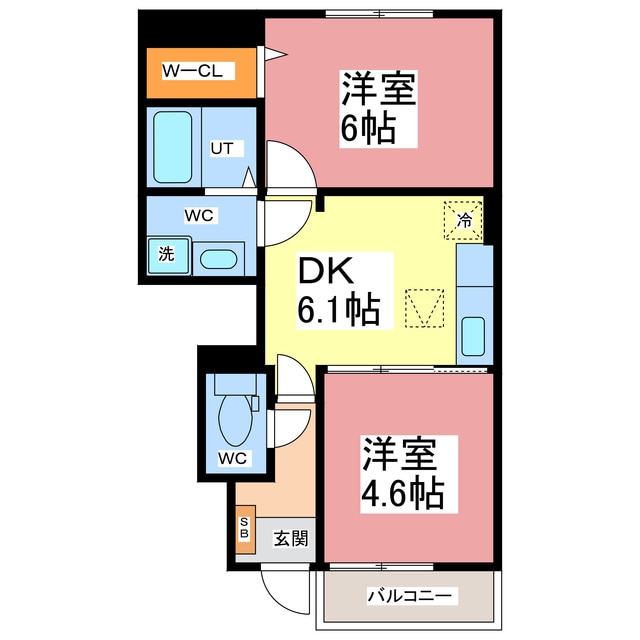 エテルノ　Ⅱの物件間取画像