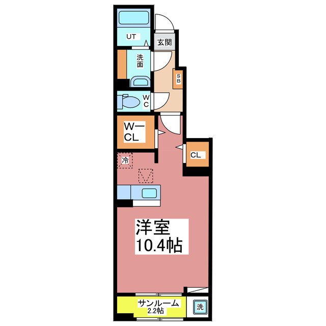 グランブルーの物件間取画像