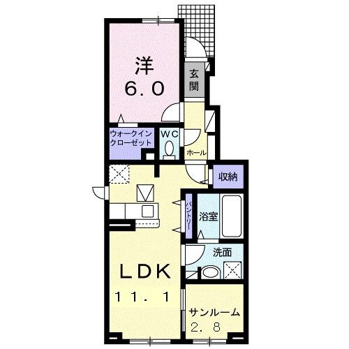 ハーモニック　コートⅠの物件間取画像
