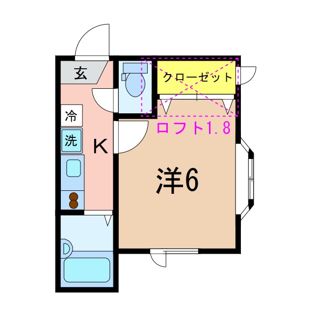 ウィングスの物件間取画像