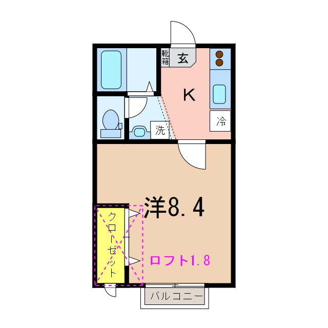 ユッカの物件間取画像