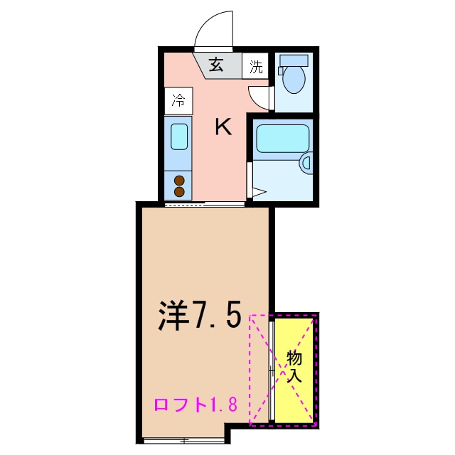 第５レジデンスの物件間取画像