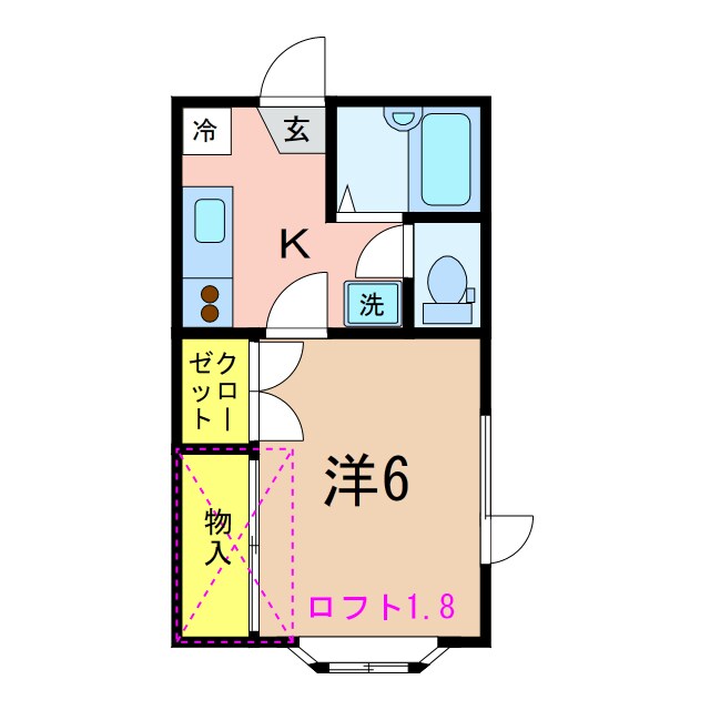 スターパレスの物件間取画像