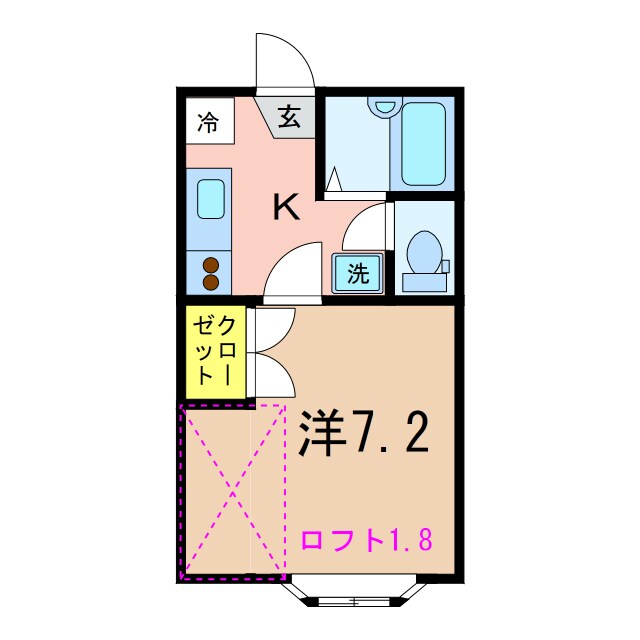 スターパレスの物件間取画像