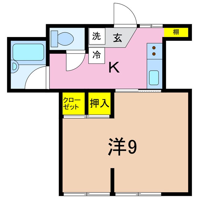 コーポピープルⅡの物件間取画像