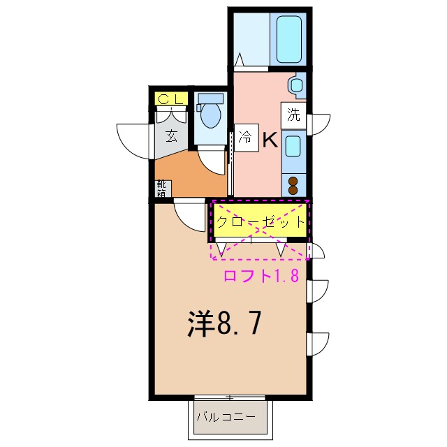 カンナの物件間取画像