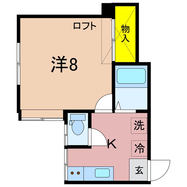 コーポヒルトップの物件間取画像