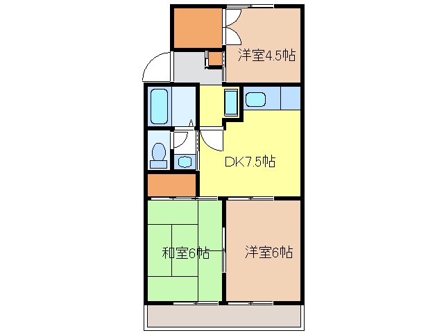 オリンピア東台の物件間取画像