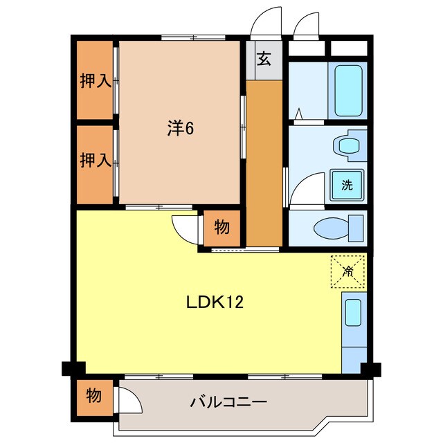 見福ニューハイツの物件間取画像