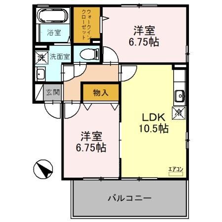 サンテラスの物件間取画像