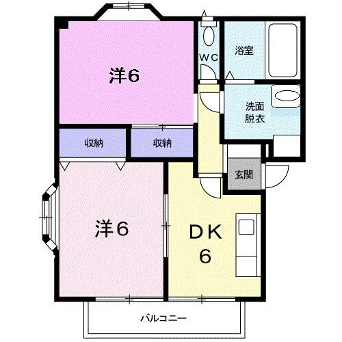 プランタン寿の物件間取画像