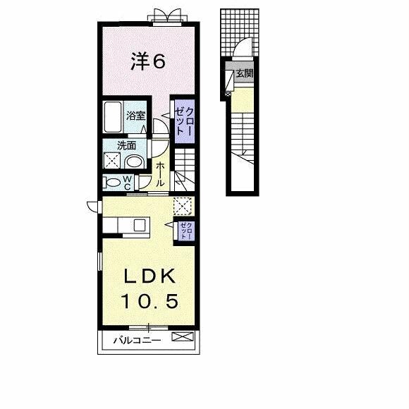 アスタリスクの物件間取画像